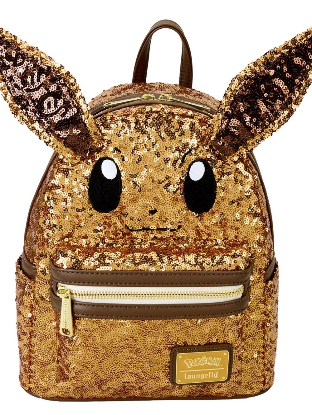 Loungefly Pokémon Exclusive Eevee Sequin Cosplay Mini Backpack Bag New
